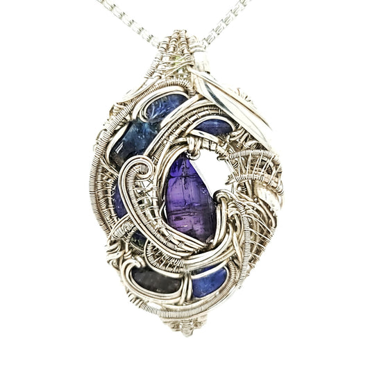 Double Sided Wire Wrap Pendant