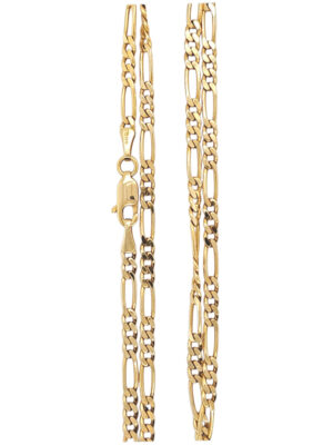 Yellow Gold Figaro Chain, Estate Sale