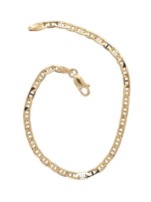 Yellow Gold Mariner Bracelet, Estate Sale