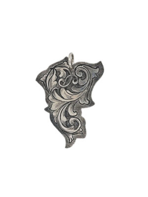 Silver Scroll Pendant