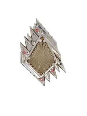 Silver Jagged Pendant