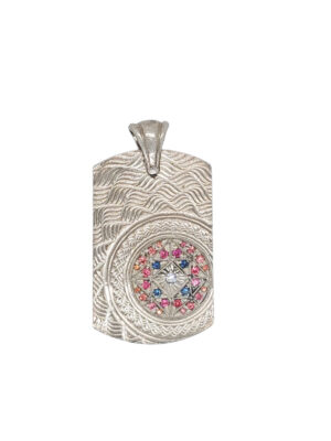 Guilloche Dog Tag