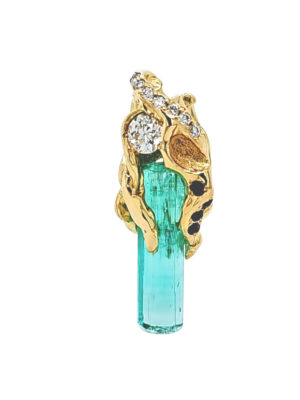 Raw Emerald Pendant