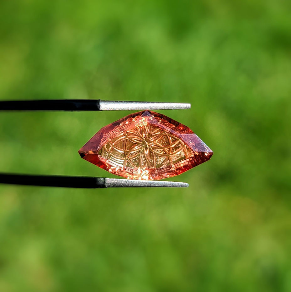 Custom Fantasy Cut Oregon Sunstone by Steven Tyler The Designer