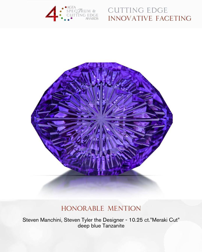 Honorable Mention AGTA 2024 - Mataki Cut Tanzanite