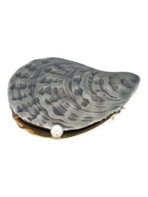 Enamel Shell Pin, Estate Sale