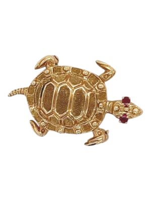 Turtle Brooch, Estate Sale