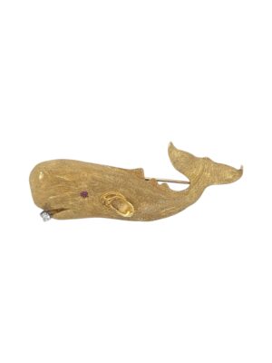 Whale Pin, Estate Sale