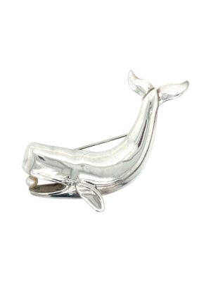 Tiffany Whale Brooch, Estate Sale