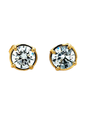 2.4tcw Lab Diamond Stud Earrings