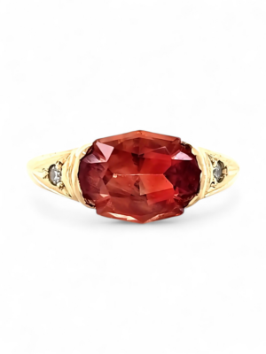 14kt Yellow Gold Sunstone Ring